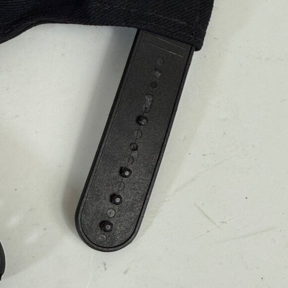 Nike FC True Snapback Hat Black Baseball Cap Fan White Spellout Bold Embroidery - Picture 11 of 14